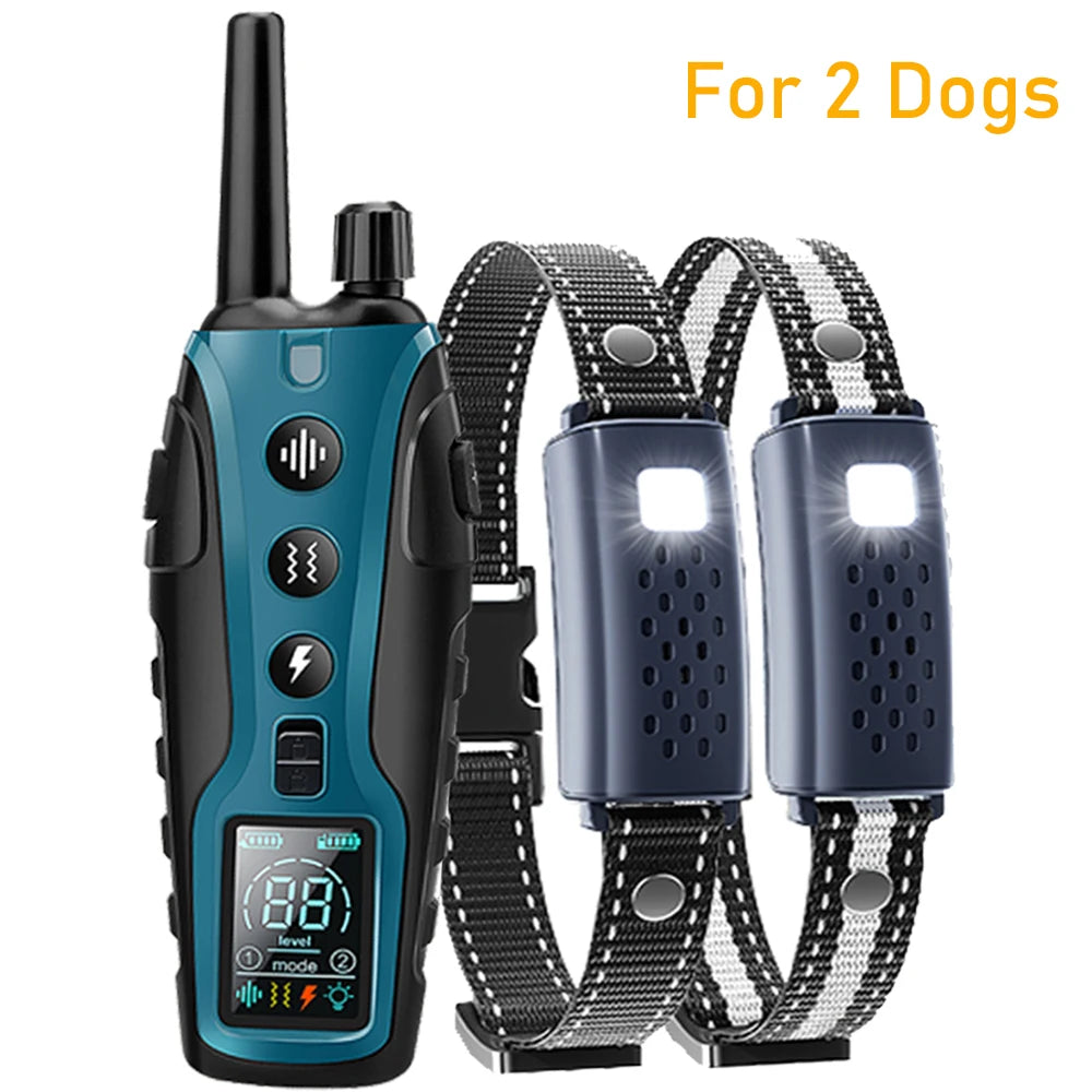 Dog Training Collar with Remote – 1000m Range, Waterproof & Rechargeable for Small, Medium & Large Dogs