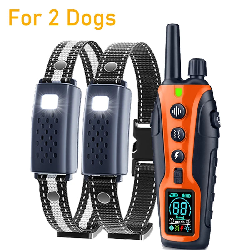 Dog Training Collar with Remote – 1000m Range, Waterproof & Rechargeable for Small, Medium & Large Dogs